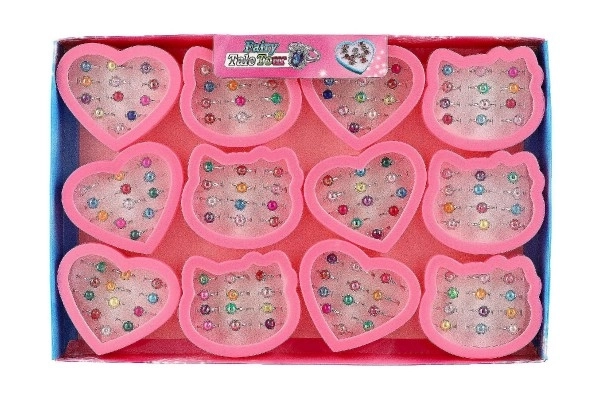 Ringe med perle til små prinsesser
