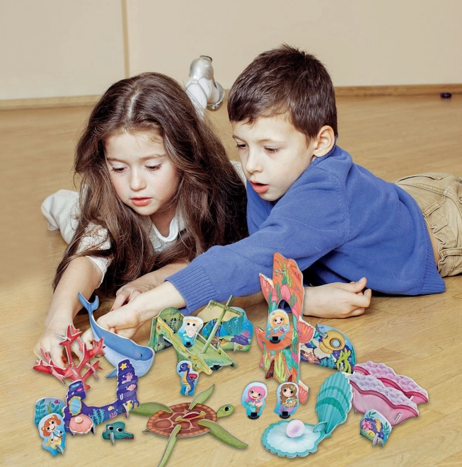 3D Havfrue Kongerige fra EDUCA