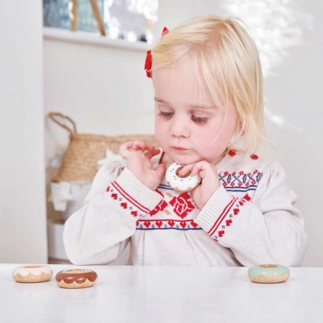 Sæt med trÃ¦donuts