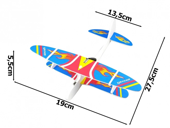Polystyren flyvende fly med USB-motor