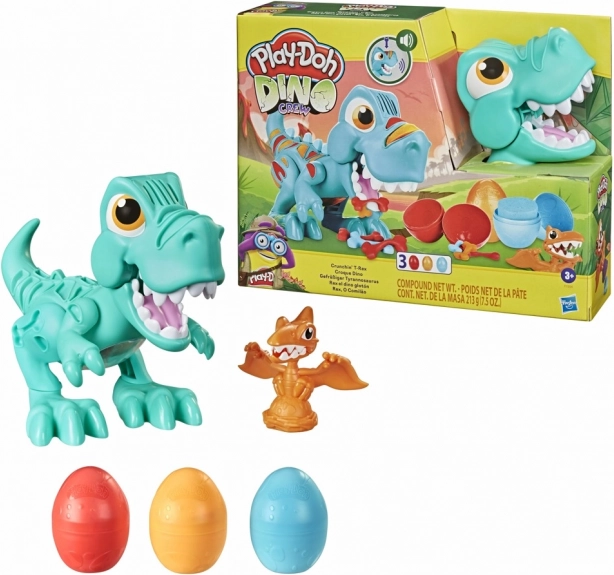 Play-Doh Crunchin’ T-Rex interaktivt modelleringssæt