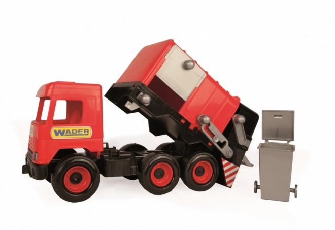 Rød renovationsbil Middle Truck i en æske