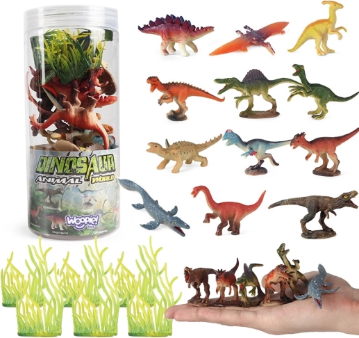 WOOPIE sæt med 18 dinosaurfigurer