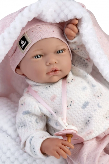 Realistisk Dukke Baby Guca Gala med Blødt Stofkrop 38 cm