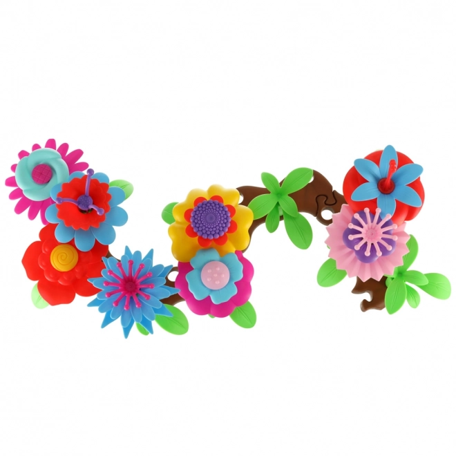 Kreativt blomsterbyggesæt have
