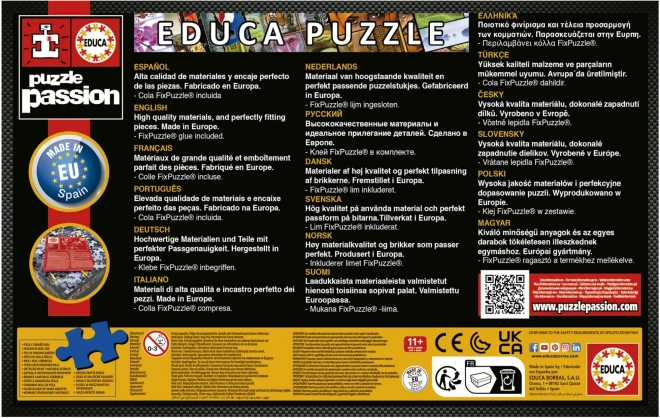 EDUCA Puzzle Sjov under Havet 500 brikker