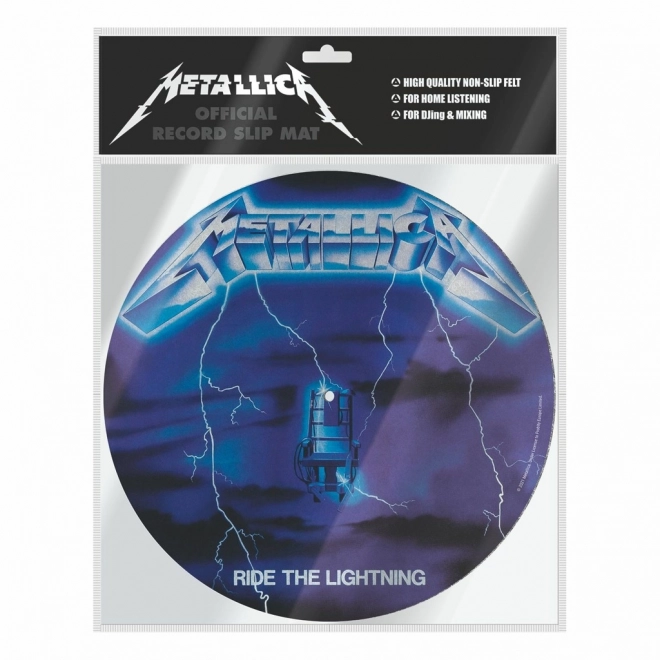 Pladespillerunderlag Metallica Ride the Lightning