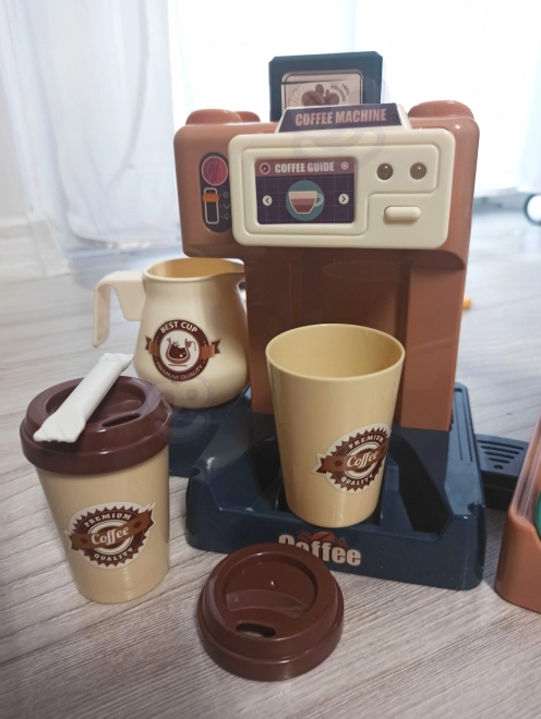Sjov kaffemaskine til børn med tilbehør WOOPIE