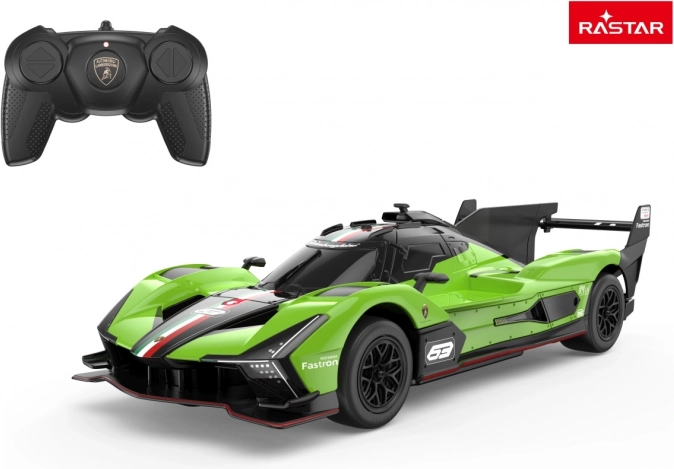 R/C bil 1:24 LAMBORGHINI SC63 grøn fra Rastar