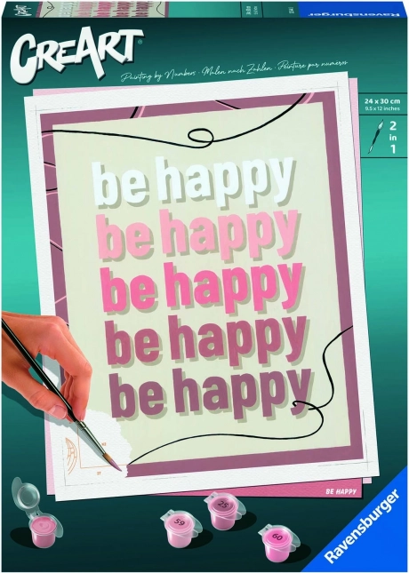 CreArt Be Happy malersæt til teenagere