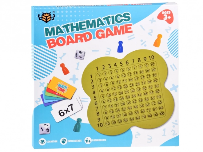 Uddannelsesmæssigt matematisk spil til at lære multiplikationstabellen