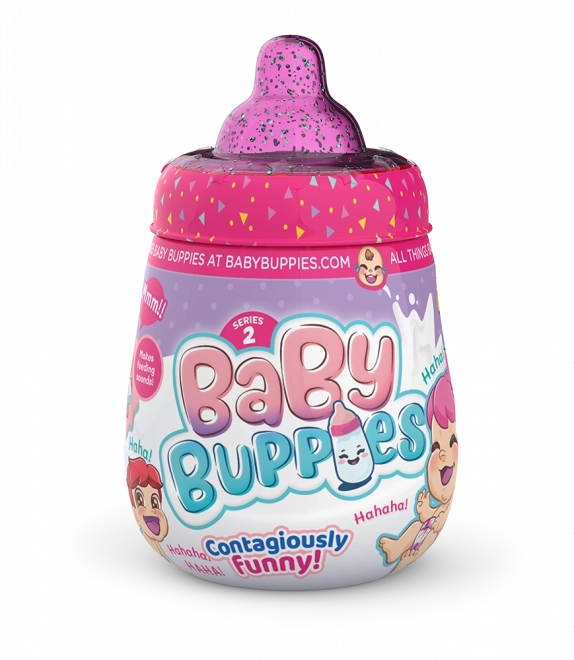 baby buppies grinende baby – samlerdukke med lyde