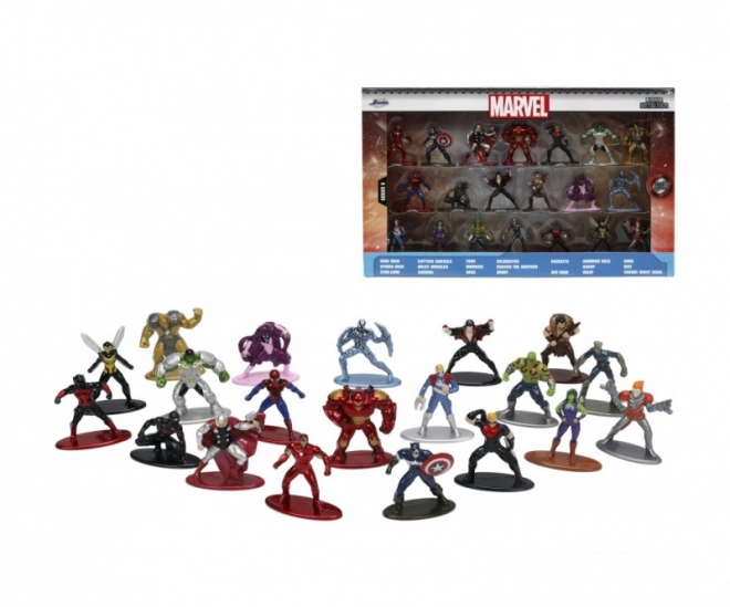 Metal Nano samlerfigurer fra Marvel 20stk