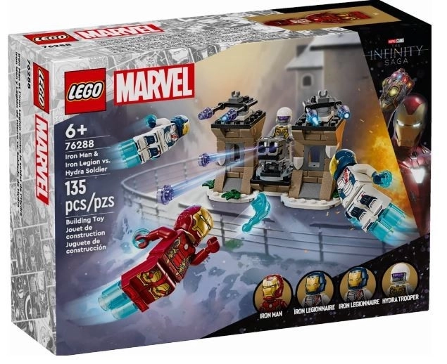 LEGO Marvel Super Heroes 76288 Iron Man og Jern Legion vs. Hydra soldat