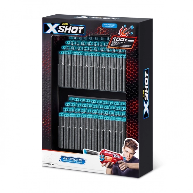 Sæt med 100 skumkugler X-Shot Excel
