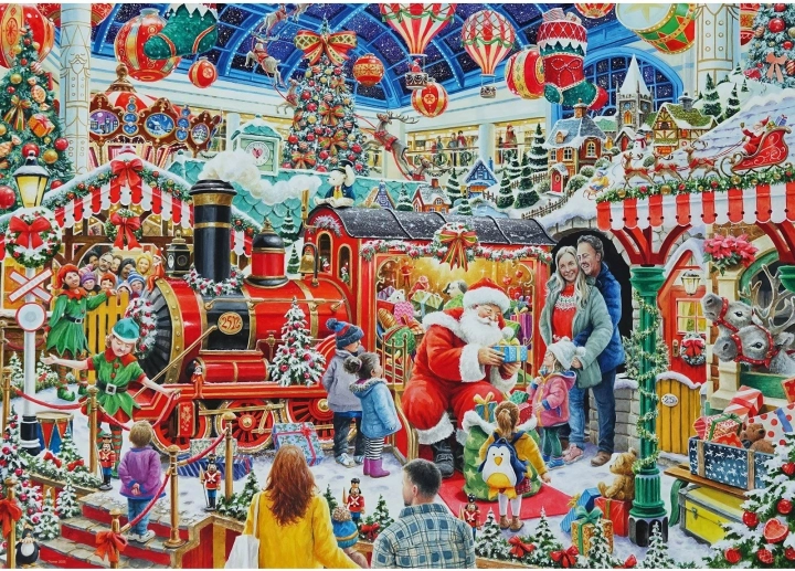 Ravensburger puslespil Jul 1000 brikker