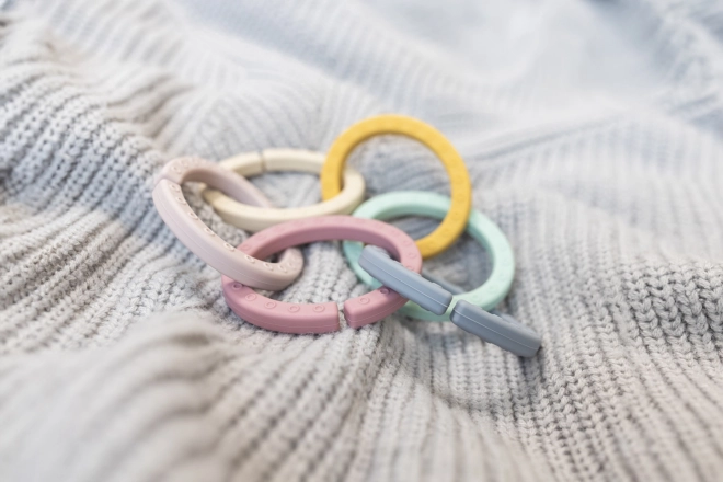 Silikone multifunktionelle ringe kæde, Multifarvet