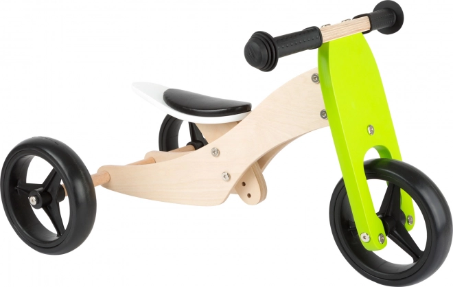 Small Foot træ-trekant og løbecykel 2-i-1 grøn