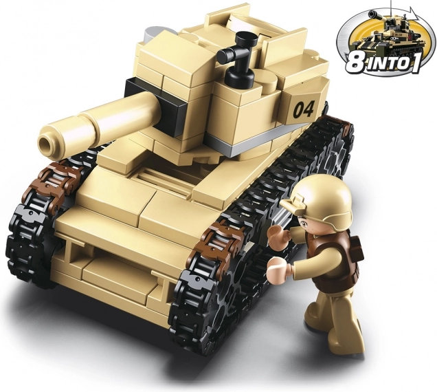 Sluban Army 8-i-1 tank – ministavebningssæt