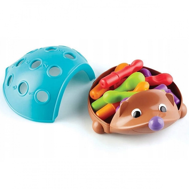 Uddannelsesspil Pindsvin sorter Montessori læring af tal og farver 4i1