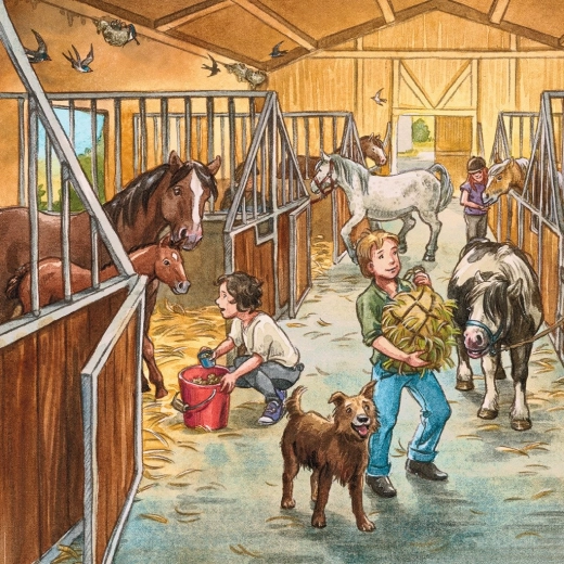 RAVENSBURGER-kvalitet for let puslespilslægning