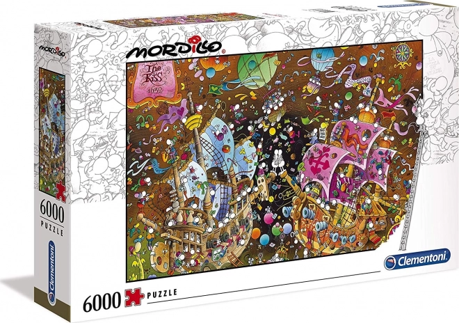 Puslespil 6000 brikker Mordillo The Kiss