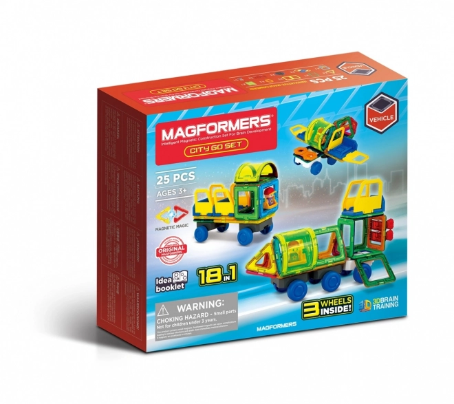 Magnetiske klodser City Go Set 25 stk