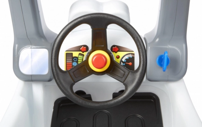 Cozy Coupe Politibil Hvid