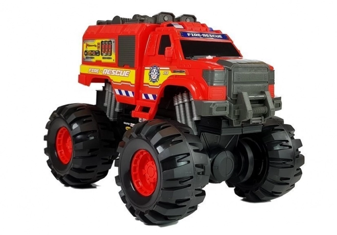 Monster Auto Brandbil Store Hjul 1:8 40 cm x 30 cm x 35 cm