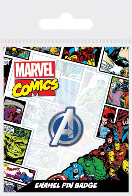 Emaljeret Avengers-badge 25 mm