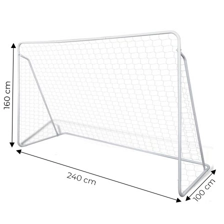 Fodboldmål med net 240x160 cm ECOTOYS