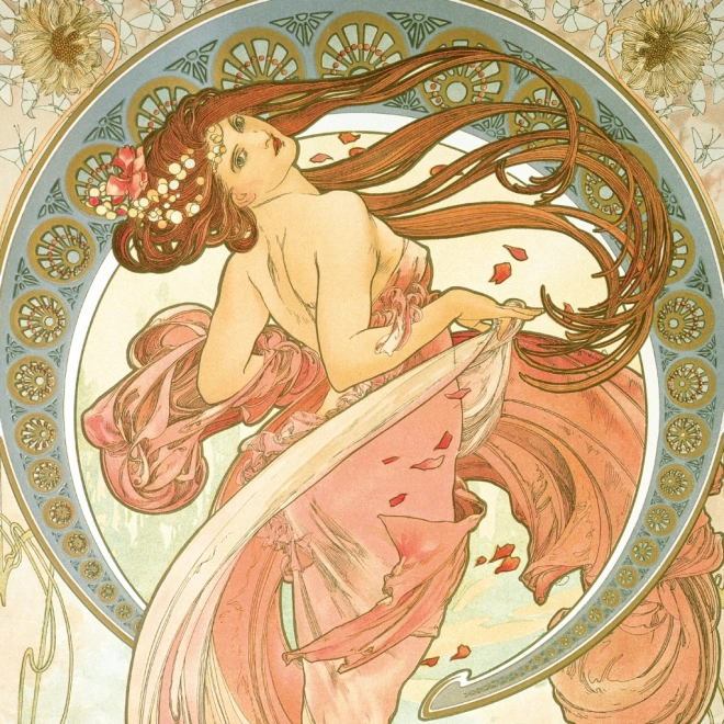 Notesblok Kalender Alfons Mucha 2026