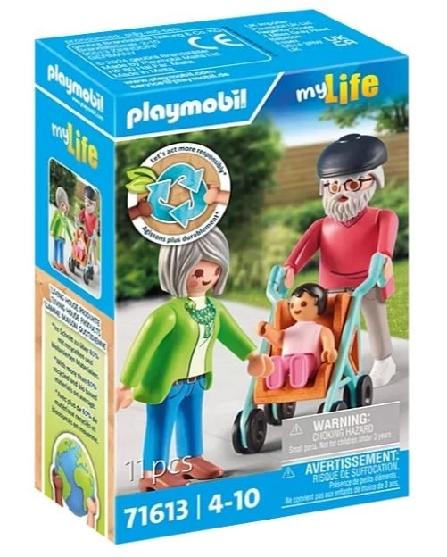 Figurer PLAYMOBIL Mit Liv Bedsteforældre med Barnebarn