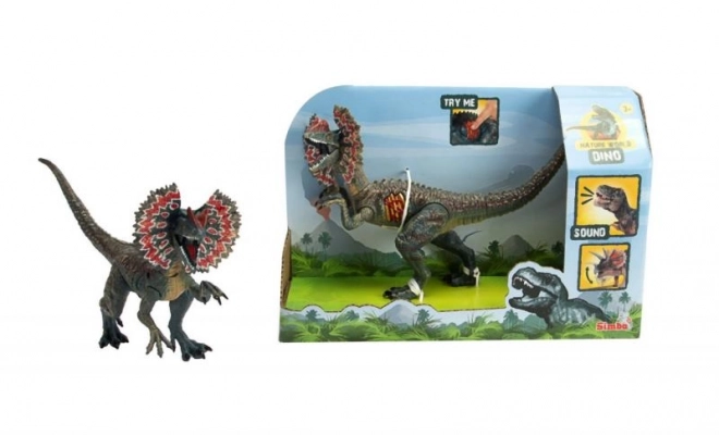 Lyd-dinosaur - T-Rex, Triceratops, Dilophosaurus