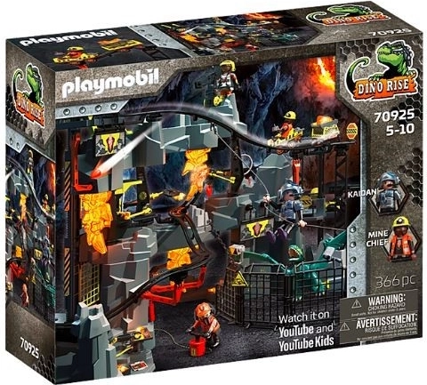 PLAYMOBIL DINO RISE dinosaurmine med vogne og elevator
