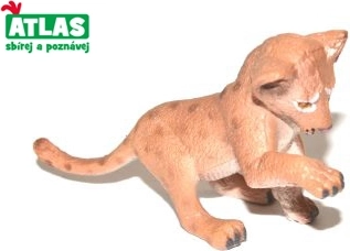 Figur af løveunge 7,5 cm
