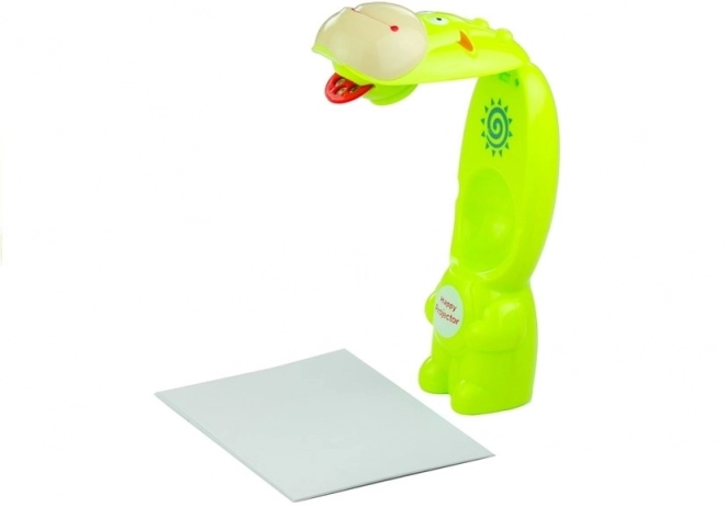 girafprojektor + notesbog + akvarel