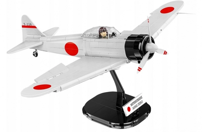 COBI 5729 II WW Mitsubishi A6M2 ZERO-SEN, 1:32, 347 klodser, 1 figur