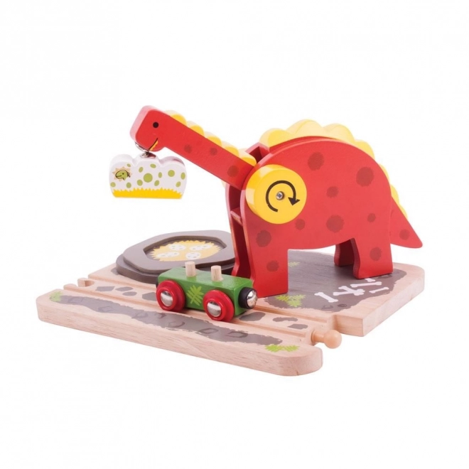 Bigjigs Rail Dinosaur Kran