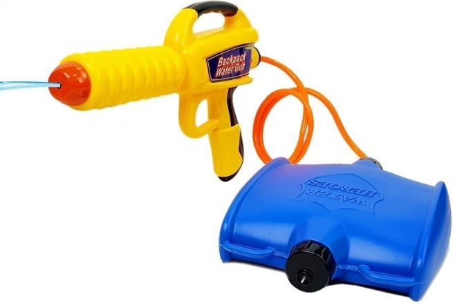 Vandpistol med beholder 1080 ml gul-blå