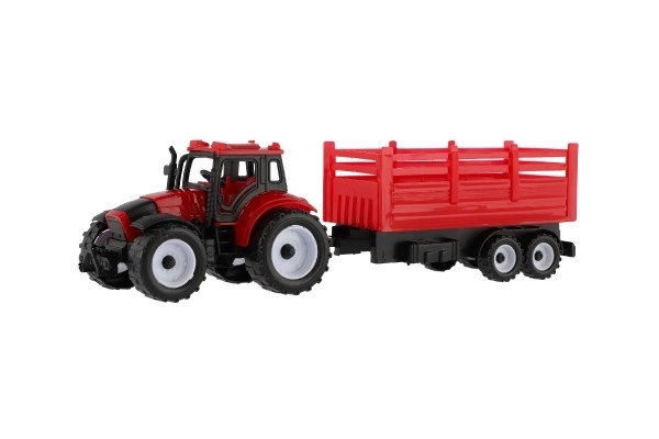 Plastiktraktor med trailer