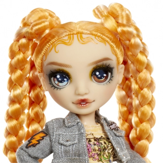 Rainbow High Gnistre & Skinne Mode dukke - Clementine (Orange)