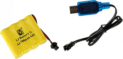 Genopladeligt batteri og USB-opladning