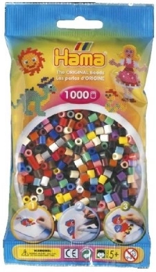 Strygeperler Hama MIDI – farvemix 1000 stk.