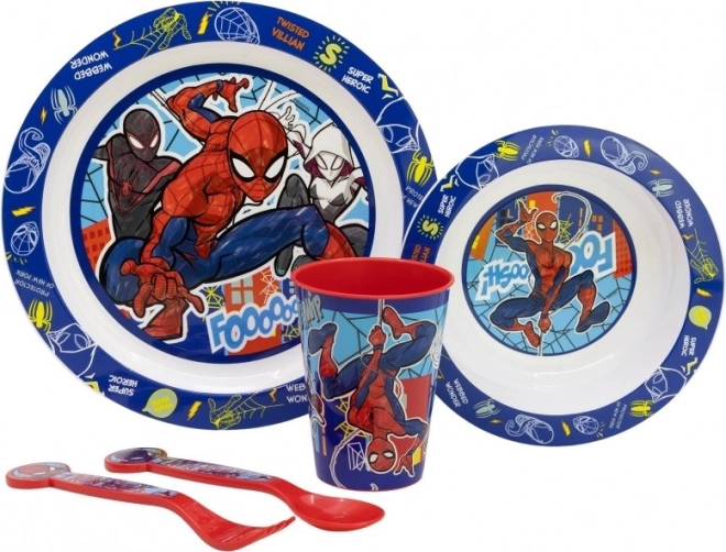 Børnebestiksæt 5i1 Spiderman
