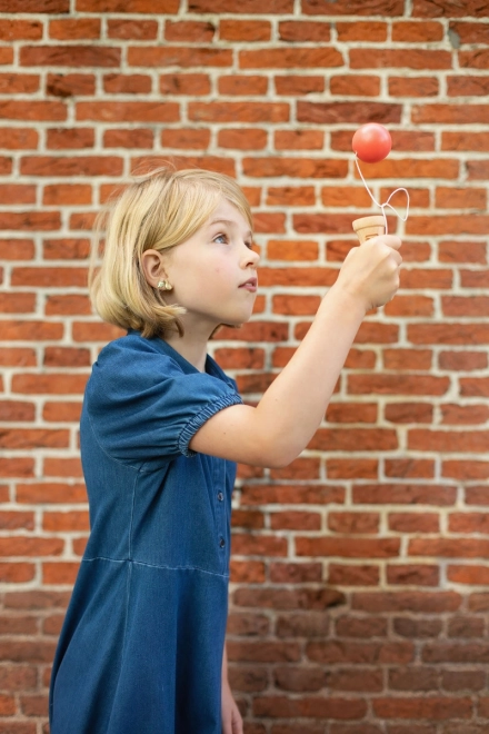 Træ-kendama Is – færdighedsspil for børn