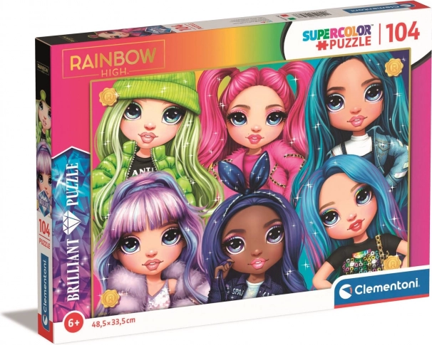 Clementoni puslespil Rainbow High: Regnbueveninder 104 brikker
