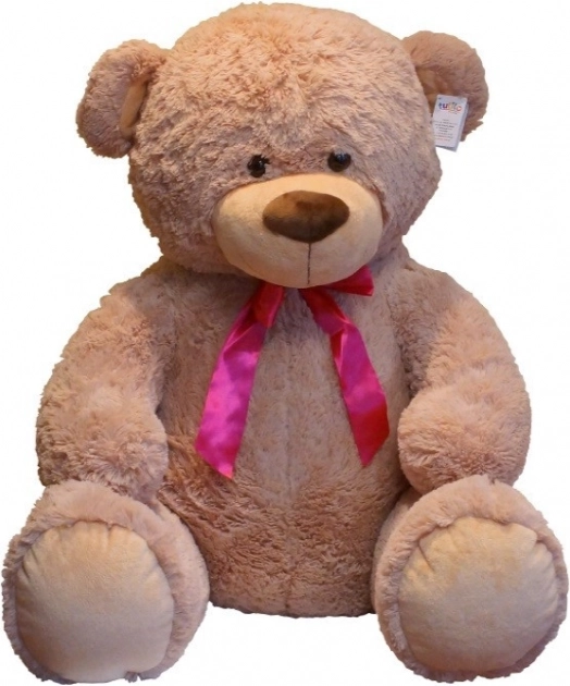 Teddyberen Norbert plysbjørn beige 75 cm