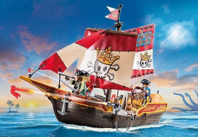 Pirates PLAYMOBIL piratsk skib med figurer