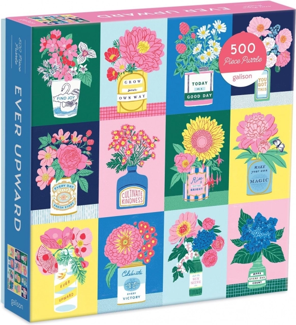 Blomsterpuslespil Altid rank 500 brikker